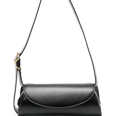 Jil Sander Women Cannolo Mini Leather Shoulder Bag