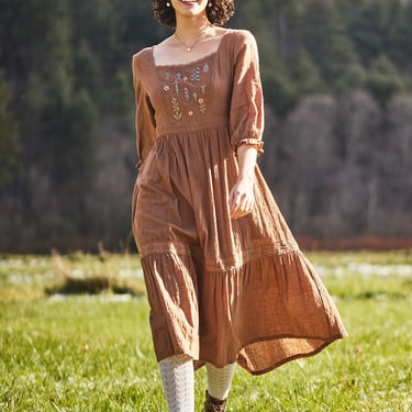 Botanist Dress in Ginger Root