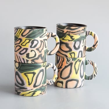Marita Manson Ceramics: Leopard Americano Mug