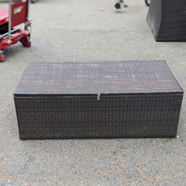 Wicker Storage Bin 47 x 23.5 x 16