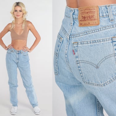 Levi's high waisted mom jeans in light wash