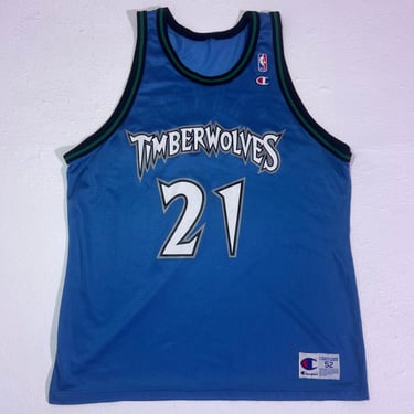 Vintage 1990's Kevin Garnett Minnesota Timberwolves Jersey Sz. XL