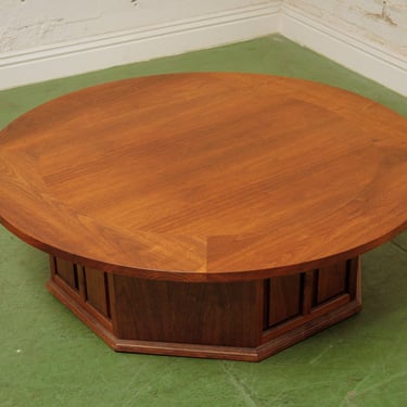 Low Profile Coffee Round massive Coffee Table