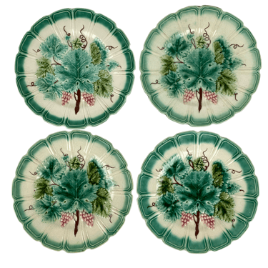 French Majolica Plate (each)