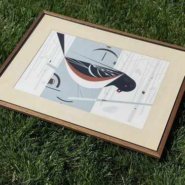 Charley Harper | Ford Times | Signed ”Spotted Towhee” Silkscreen 