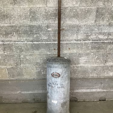 Vint. Galvanized Steel Water Tank (Seattle)