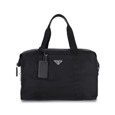 Prada Women Logo Travel Bag