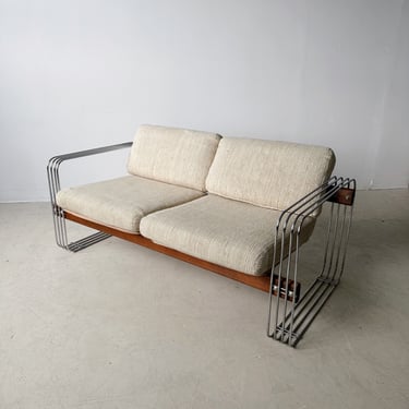 ASCONA LOVESEAT BY HEINZ MEIER FOR LANDES, 50's