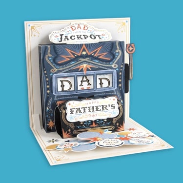 Jackpot Father's Day Pop Up Greeting Card