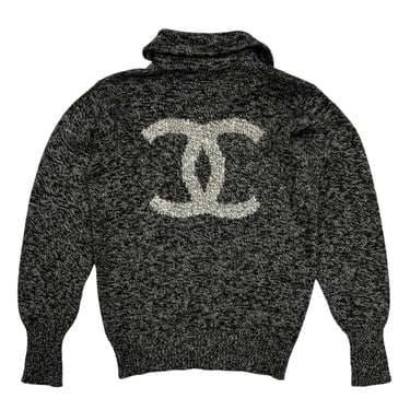 Chanel Dark Grey Cashmere Pullover