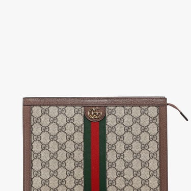 Gucci Woman Ophidia Woman Beige Clutches