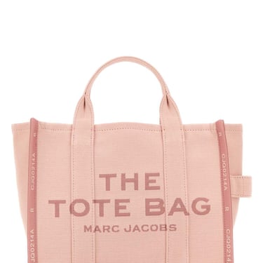 Marc Jacobs Women Pink Canvas The Tote Shopping Bag