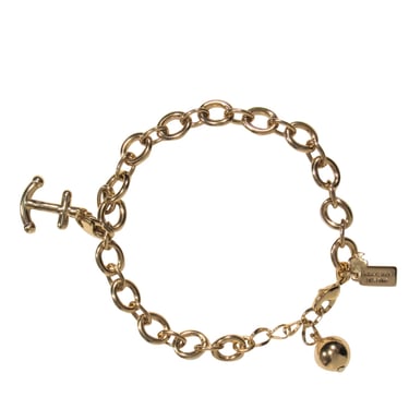 Kate Spade - Gold Chain Anchor Charm Bracelet