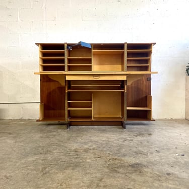 Mid Century Danish Modern “Magic Box” Desk by Mummenthaler & Meier 