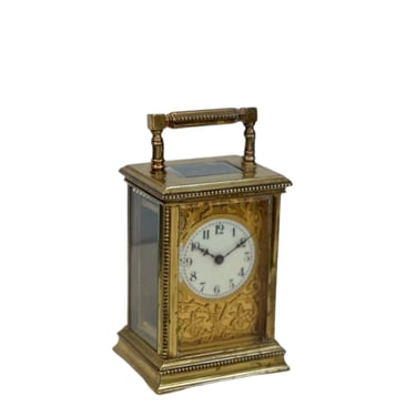 French Early 20th Century Brass Carriage Clock