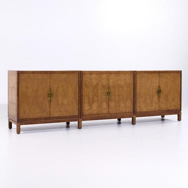 Mastercraft Mid Century Burlwood Credenza - mcm 