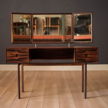 Kai Kristiansen Danish Modern Rosewood Vanity for Aksel Kjersgaard 