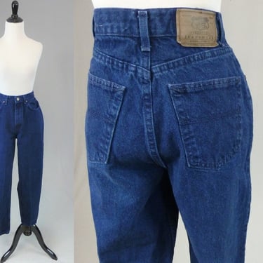 90s Dark Blue Jeans - 25 waist - Denim Pants - High Waisted - Vintage 1990s - 25x29 - 29