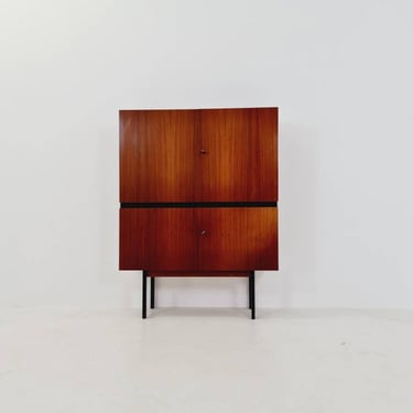 Midcentury German Highboard Mahogany by Trefzger, 1960s 