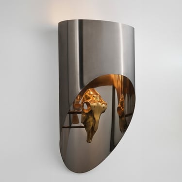 Maria Pergay Pair of Totem Sconces