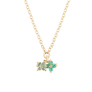 Two O’Clover Necklace - Green