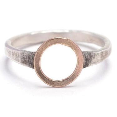 J&amp;I Jewelry | Open 14kt Gold Fill Circle with OX Band