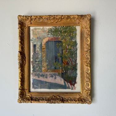 Vintage Small Impressionist Landscape Oil Paionting 