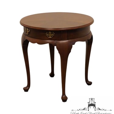 HICKORY MANUFACTURING CO Cherry Traditional Style 26" Round Accent End Table 