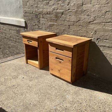 Pair of This End Up Nightstands