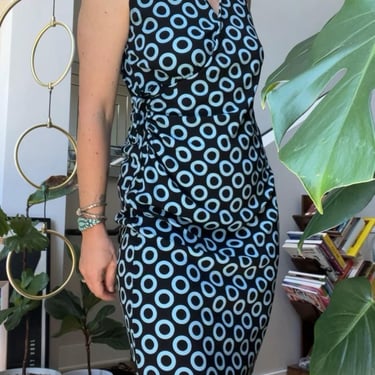 VTG 90s Circle Print Dress 