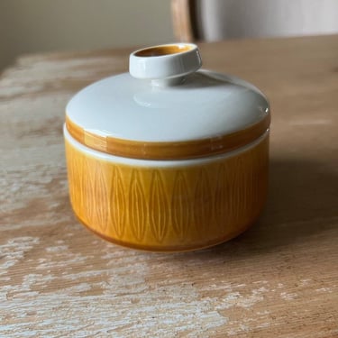 Vintage 1960 Mid Century Modern Franciscan Discovery Collection Sugar Bowl Topaz 