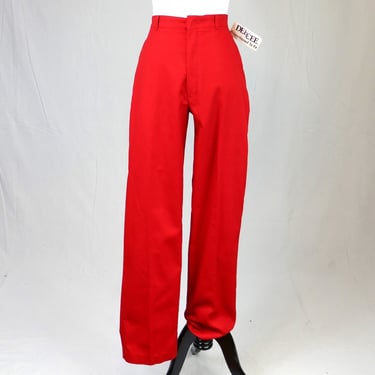 70s 80s NWT Red Pants - 29