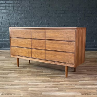 Mid-Century Modern Walnut Dresser by LA Period, c.1960’s 