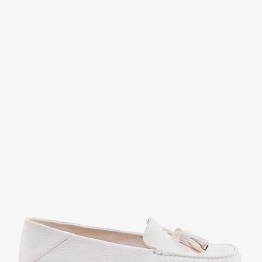 Loro Piana Women Loro Piana White Loafers