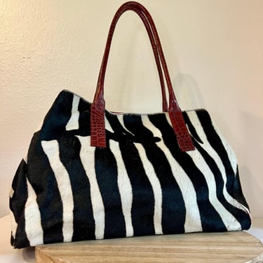 Maurizio Taiuti Handmade in Italy Red Zebra Pony | so good vintage