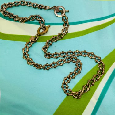Cookie Lee Gold Chain Necklace w/ Conversion into Bracelet Set