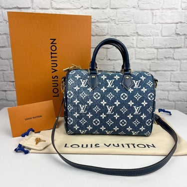 Louis Vuitton 2021 Speedy Bandoulière 25, Blue