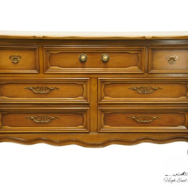 DREXEL FURNITURE Basque Provincial Collection Solid Maple French Inspired 60" Double Dresser 315-120-2 