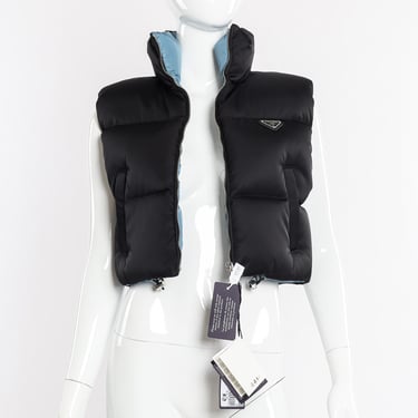 Re-Nylon Cropped Puffer Vest