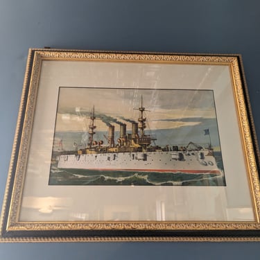 Framed Print - Original Copy / USS New York
