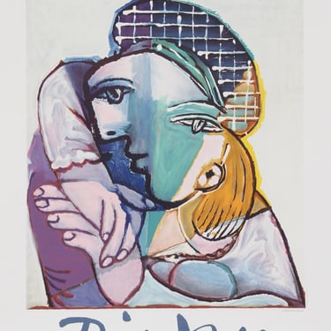 Portrait de Femme au Beret Ecossais by Pablo Picasso, Marina Picasso Estate Poster 