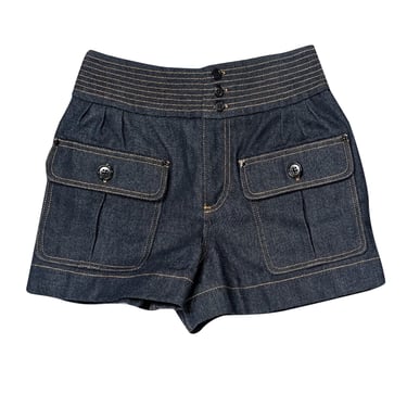 Chloe - Dark Wash Blue Denim Short Sz 2