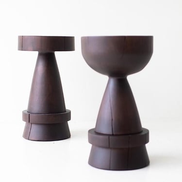 Counter Stool In Walnut - The Boca Uno 