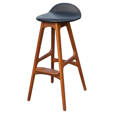 Teak Stool Flip Top Table Ottoman Erik Buch Domis Danica