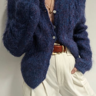 Favorite Vintage Fuzzy Mohair Cardigan