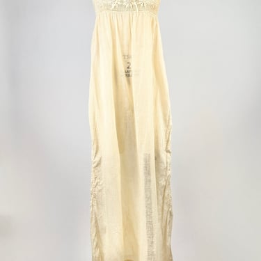 Cream Edwardian Lace Slip