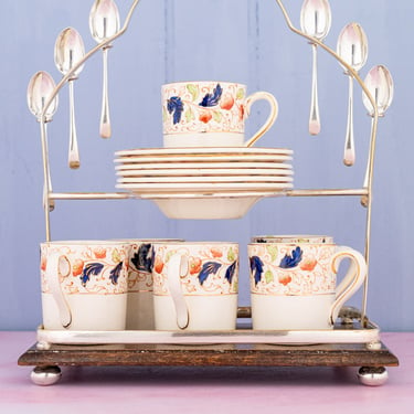 Vintage Coffee Service with Stand