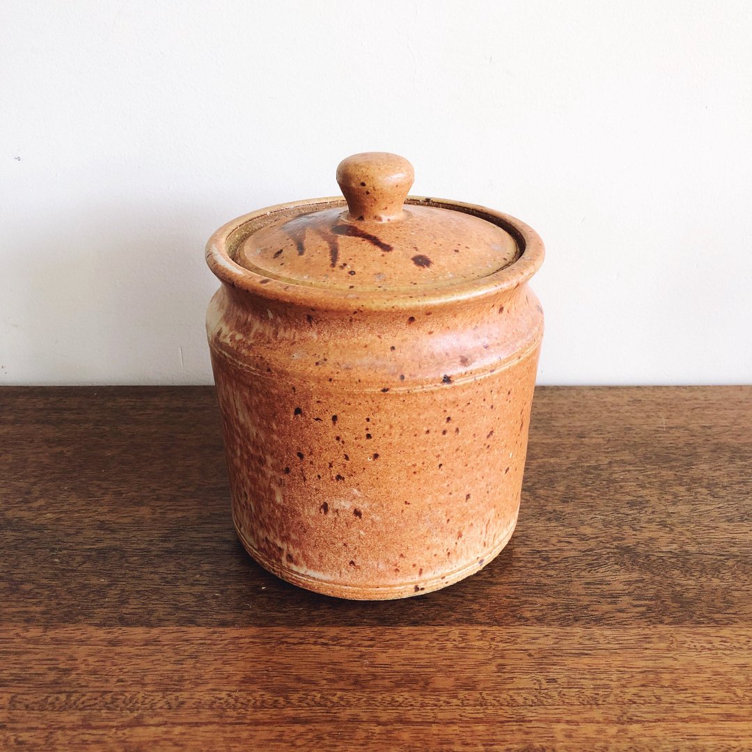 Vintage Studio Pottery Stoneware Lidded Jar The Distillery Vintage