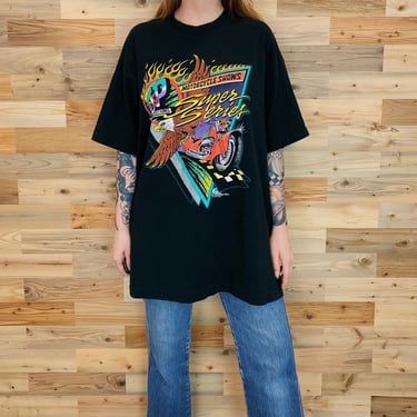 1994 J&P Promotions Vintage Motorcycle Show Tee Shirt 