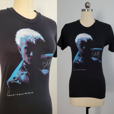 Rare 1983 Billy Idol T-shirt- 80's Rock Tee - 80s Band T - Size XS/Small 